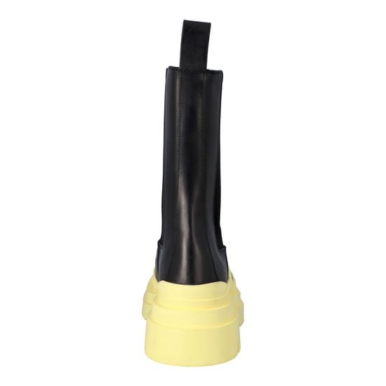 Bottega Veneta Damen Tire Chelsea Boots aus schwarzem Lemonade Kalbsleder - Image 3