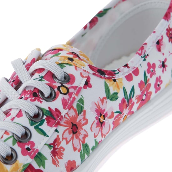 Rocket Dog Damen Chow Chow Margate Floral Pumps in Weiß - Image 5