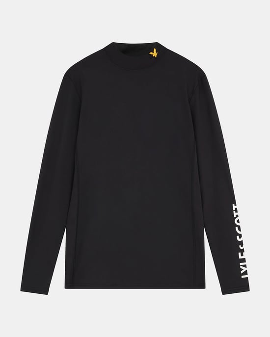 Lyle & Scott Golf Technical Baselayer in Schwarz - Image 5
