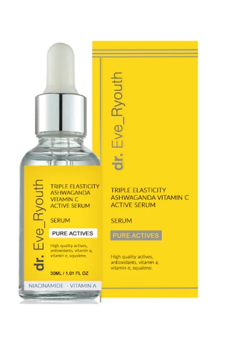 Dreifache Elastizität Ashwaganda Vitamin C Powerful Active Serum 30ml - Image 1