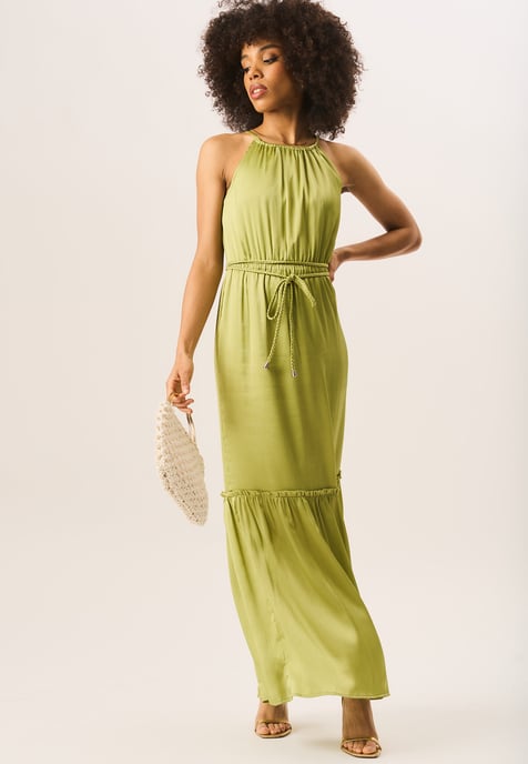 Halter Neck Maxi Dress
