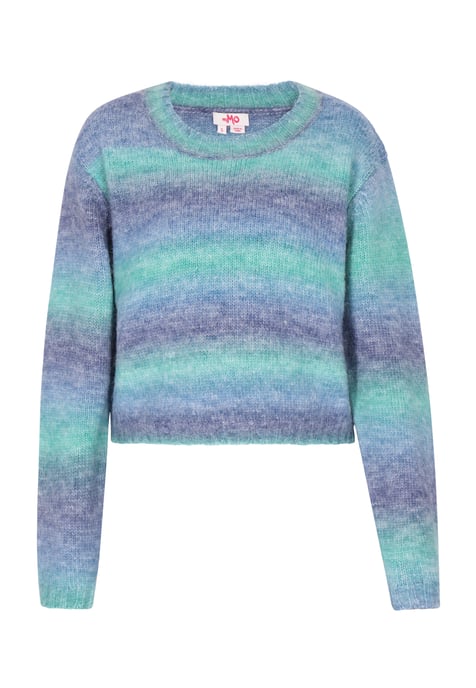 Mymo Pullover Damen Blau Mehrfarbig - Image 1