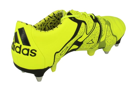 Adidas X 15.1 SG Leather Mens FootballYellow Trainers