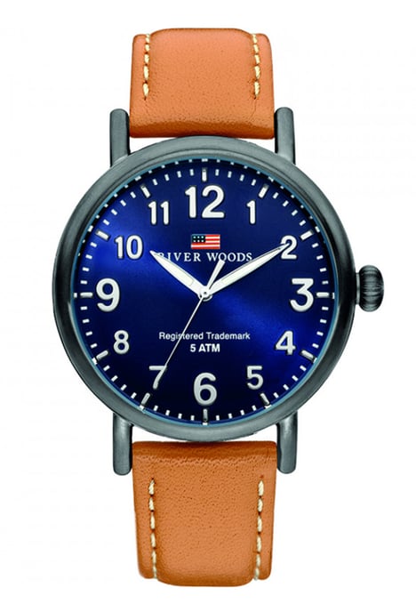 River Woods Sacramento Braun Herren Armbanduhr RW420014 - Image 1