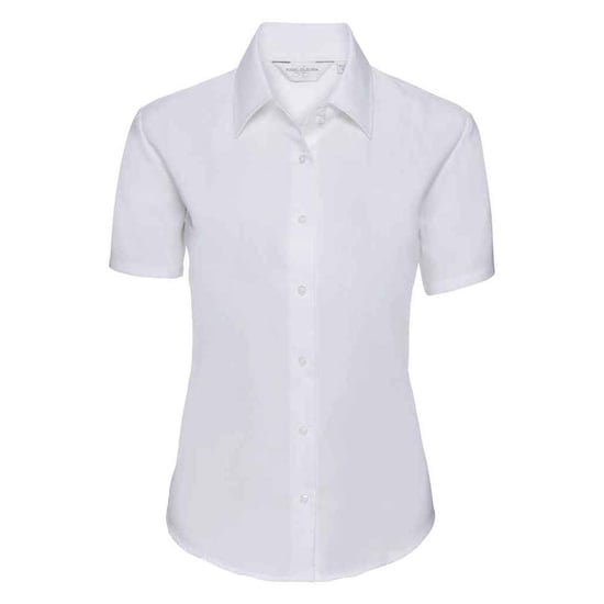 Russell Collection - Hemd für Damen kurzärmlig (Weiß) - Image 1
