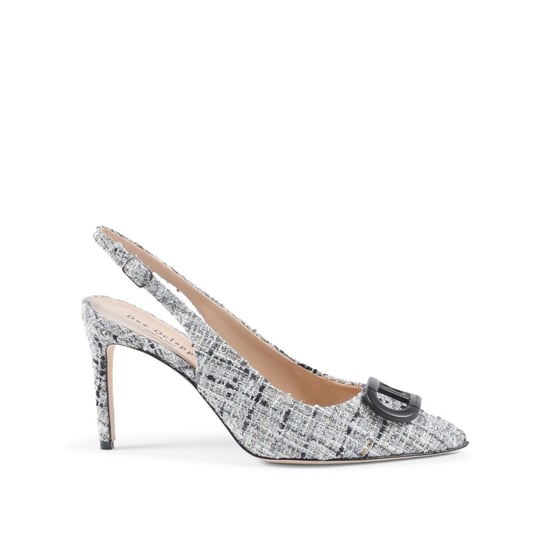 Slinky Boucle Slingback - Black