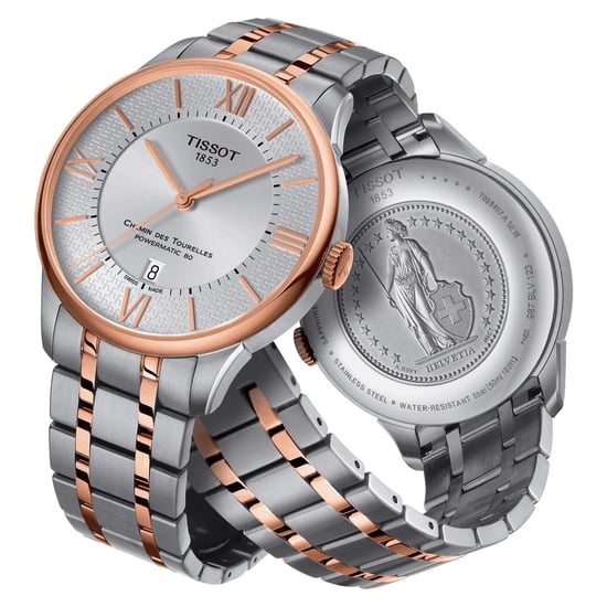 Tissot Chemin Des Tourelles Herren Mehrfarbige Uhr T0994072203801 - Image 4