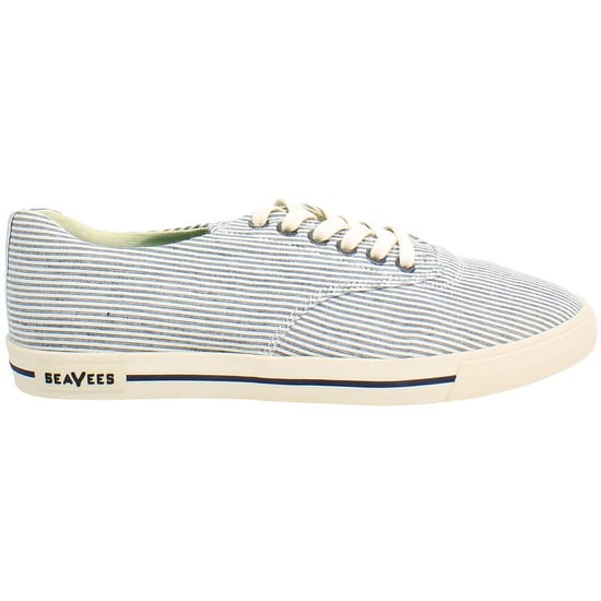 Seavees Hermosa Seersucker Herren Blau Plimsolls - Image 1