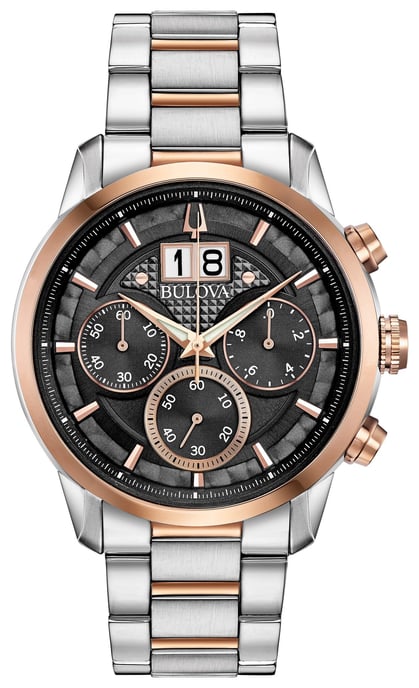 Bulova Sutton Mehrfarbig Herren Armbanduhr 98B335 - Image 1