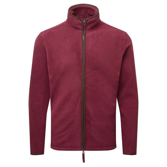 Premier Herren Artisan Fleece-Jacke (Burgund/Braun) - Image 1