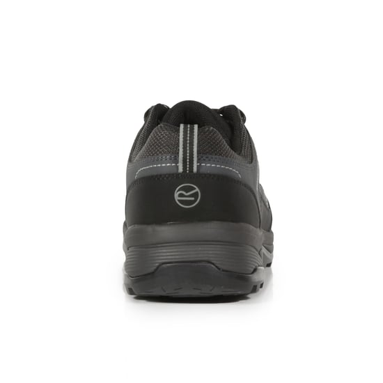 Regatta Mens Clayton Safety Trainers (Black/Briar)