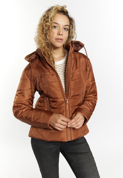 Mymo Leicht wattierte Jacke Damen hellbraun - Image 3