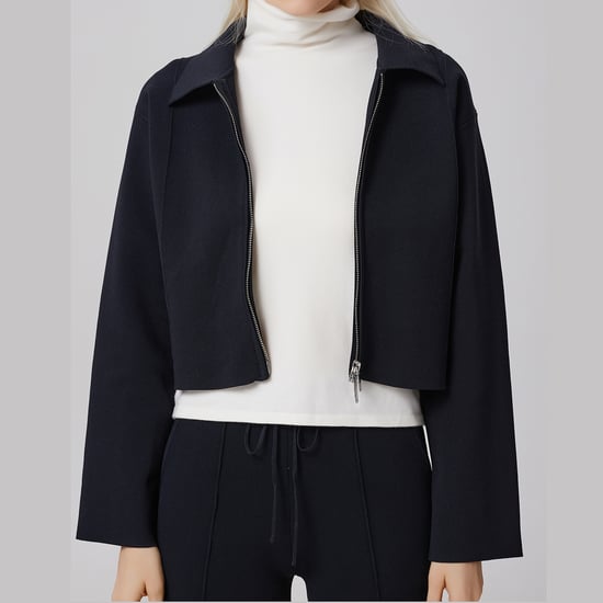 Minimalistische Crop-Jacke mit Frontreißverschluss - Image 5
