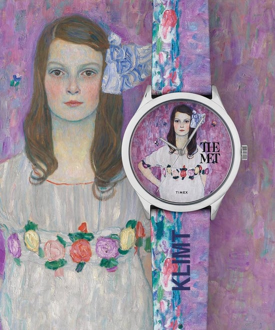 Timex The Met X Klimt Damen-Multicolor-Uhr TW2W24900 - Image 5