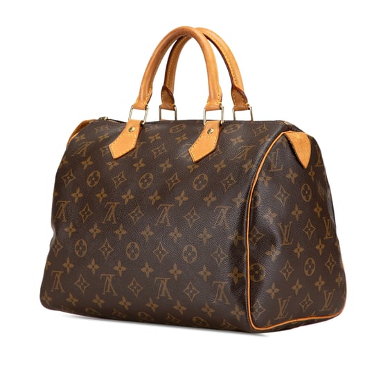 Vintage Louis Vuitton Monogramm Speedy 30 Braun - Image 2