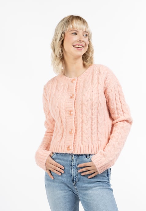 Mymo Strickjacke Damen rosa - Image 3