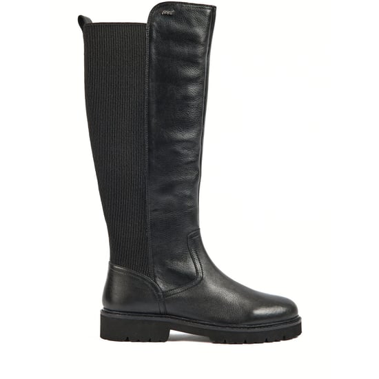 Pod Hannah Leder/Textil Damenstiefel Schwarz - Image 4