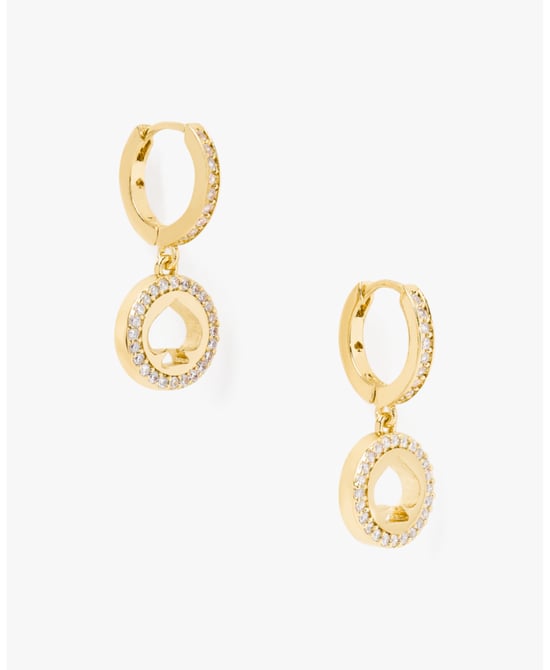 Pave Halo Huggies