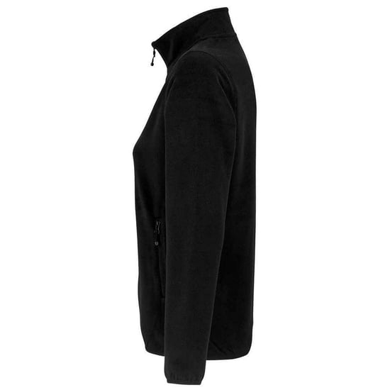 SOLS Womens/Ladies Factor Microfleece Recycled Fleece Jacket (Schwarz) - Image 2
