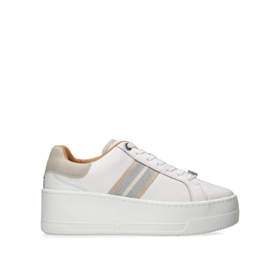 Carvela Leather Connected Tape Sneakers
