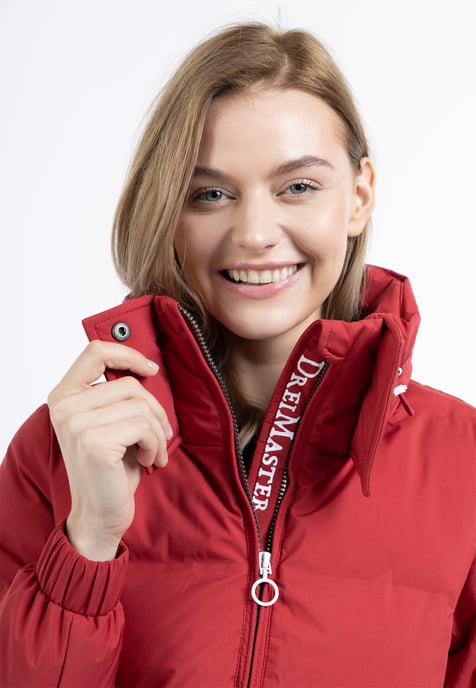 Dreimaster Winterjacke mit Wattierung Damen Rot - Image 3