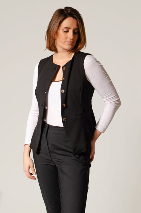 Tailored Waistcoat Round Neck