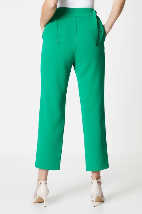 Petite Premium Ring Detail Tailored Trouser