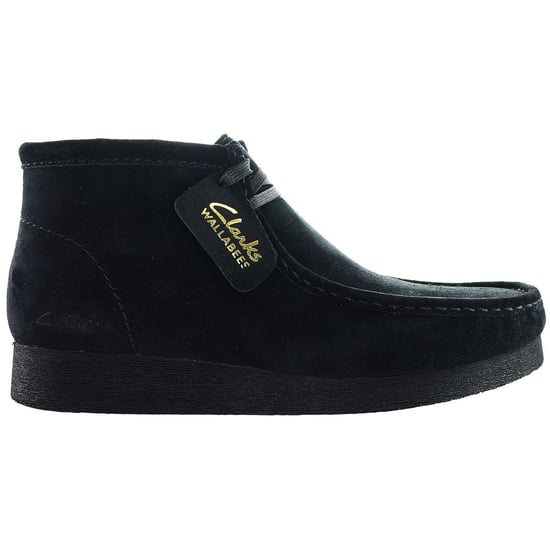 Clarks Originals Wallabee Damen schwarze Stiefel - Image 1