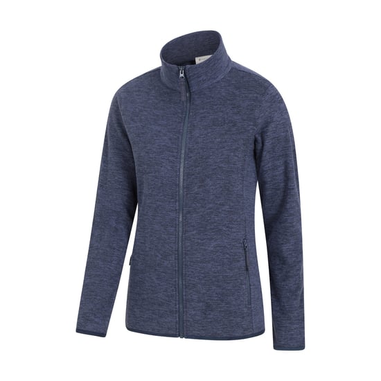 Mountain Warehouse Damen/Damen Snowdon II Melange Full Zip Fleece Jacke (Dunkelblau) - Image 3