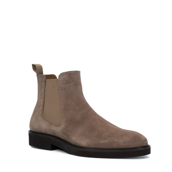 Dune Mens Crew - Suede Chunky Chelsea Boots
