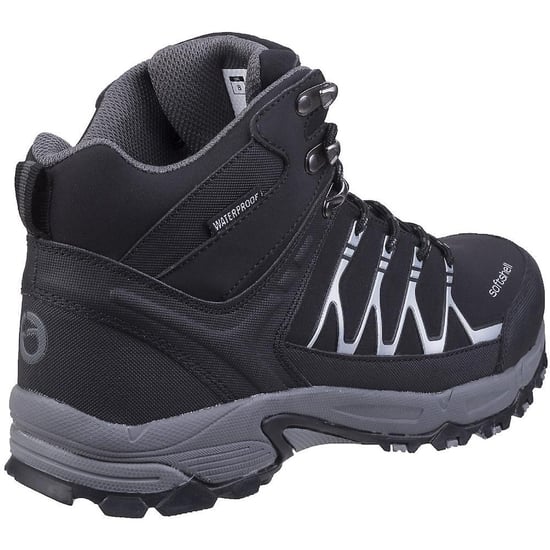 Cotswold Mens Abbeydale Mid Wanderstiefel (Schwarz/Grau) - Image 2