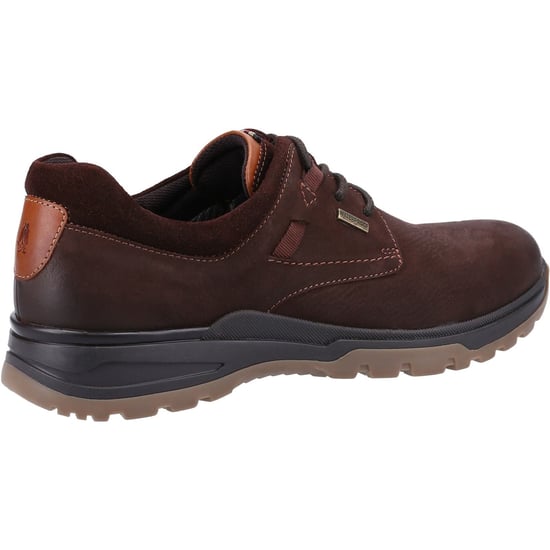 Hush Puppies Pele Leder Herren Braun Nubuk Schnürschuhe - Image 2