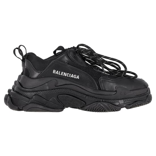Balenciaga Track Sneakers aus schwarzem Polyurethan - Image 1