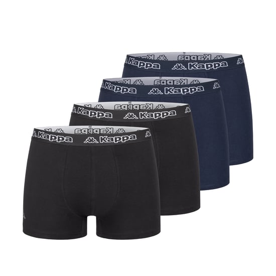 Kappa 4-Pack Boxershorts in Black/Blue