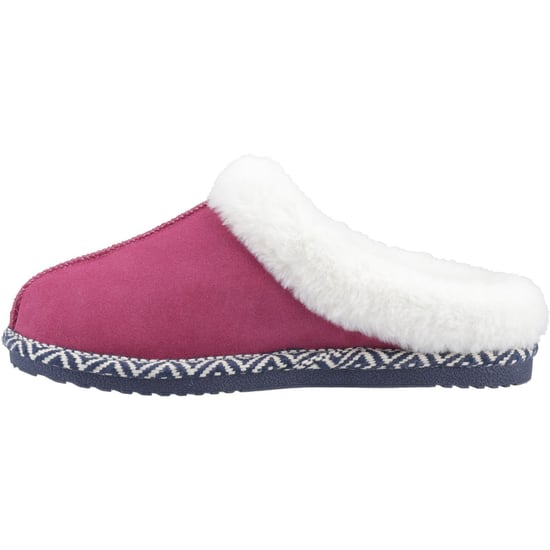 Hush Puppies Amara Wildleder Damen Rosa Pantoffeln - Image 4
