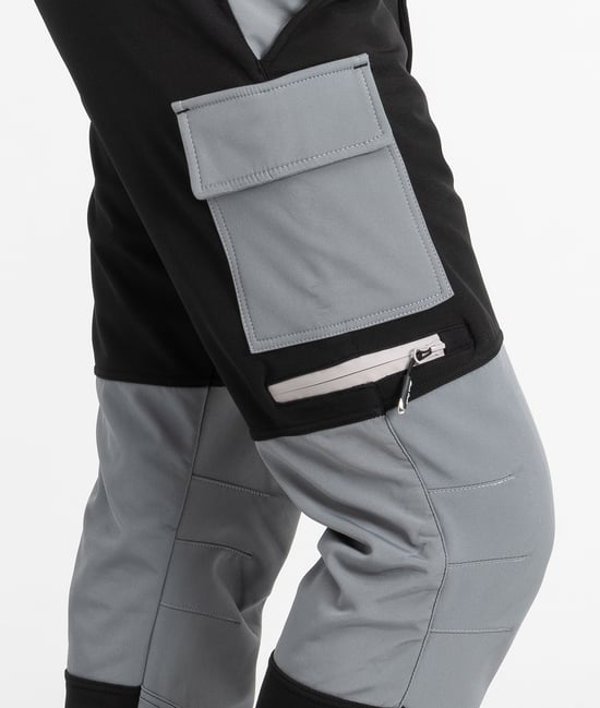 Rock Creek Softshellhose Grau