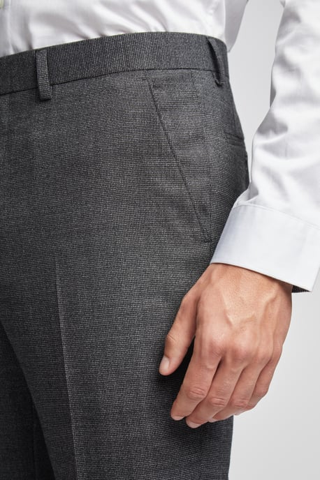 Slim Fit Semi Plain Trousers - Image 3