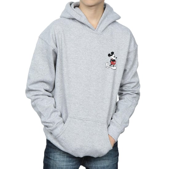 Disney Jungen Mickey Mouse Kickin Retro Chest Hoodie (Sport grau) - Image 4