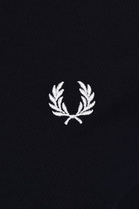 Fred Perry Einfaches Polo-Shirt Navy - Image 3