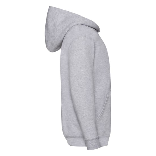 Fruit Of The Loom Kinder Unisex Sweatshirt mit Kapuze / Hoodie (Heather Grey) - Image 2