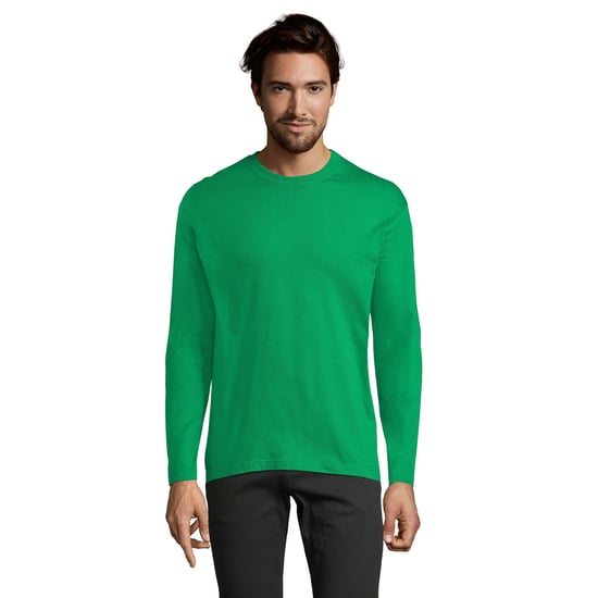 SOLS - "Monarch" T-Shirt für Herren Langärmlig (Irisches Grün) - Image 1
