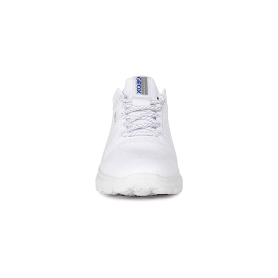 Geox D Spherica A Leder Damen Weiße Turnschuhe - Image 3