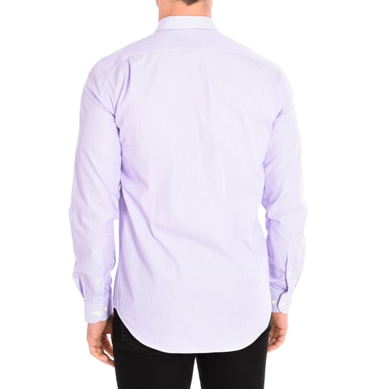 Long sleeve shirt collar flap closure buttons JUNO17 men