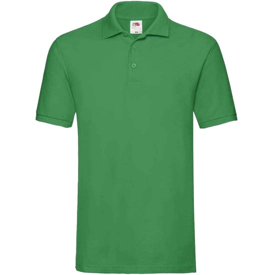 Fruit of the Loom Herren Premium Baumwolle Pique Polo Shirt (Irisches Grün) - Image 1