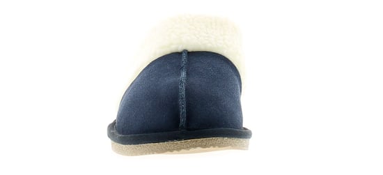 Hush Puppies arianna leather womens ladies mule slippers navy