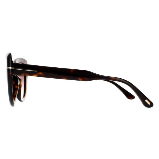 Tom Ford Cat Eye Damen Dunkel Havanna Braun Verlauf - Image 3