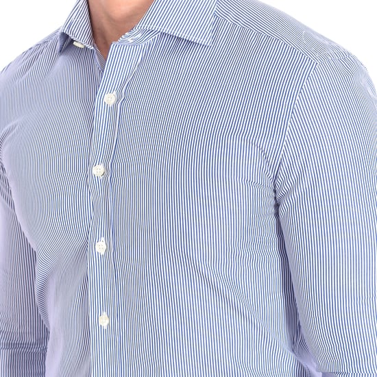 Slim long sleeve shirt with lapel collar THYM5-SLIM man