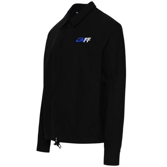 Off-White Exact Opposite Hybrid-Hemd mit Reißverschluss in Schwarz - Image 3