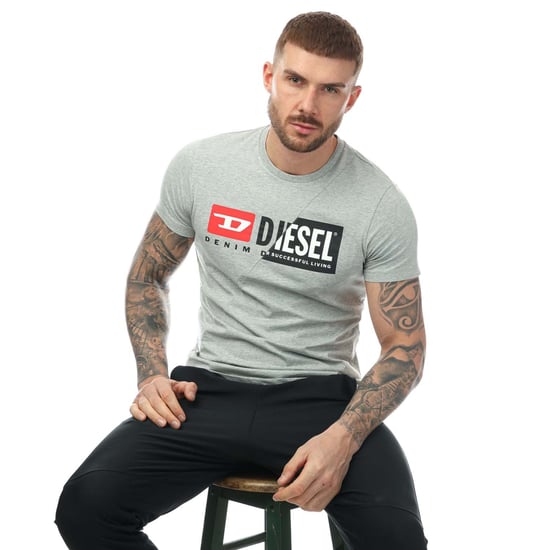 T-shirt T-Diego Cuty Maglietta Diesel Pour Homme en Gris - Image 5