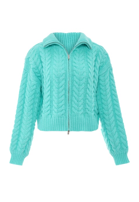 Mymo Strickjacke Damen Minze - Image 1